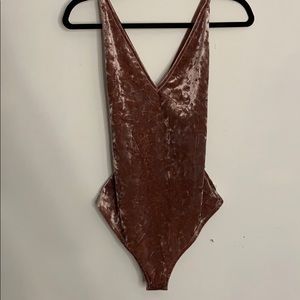 Velour Bodysuit